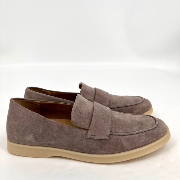 Vince Big Sur Suede Loafer Size 8.5M Smoke Grey Leather Lining Arch Support main image 5